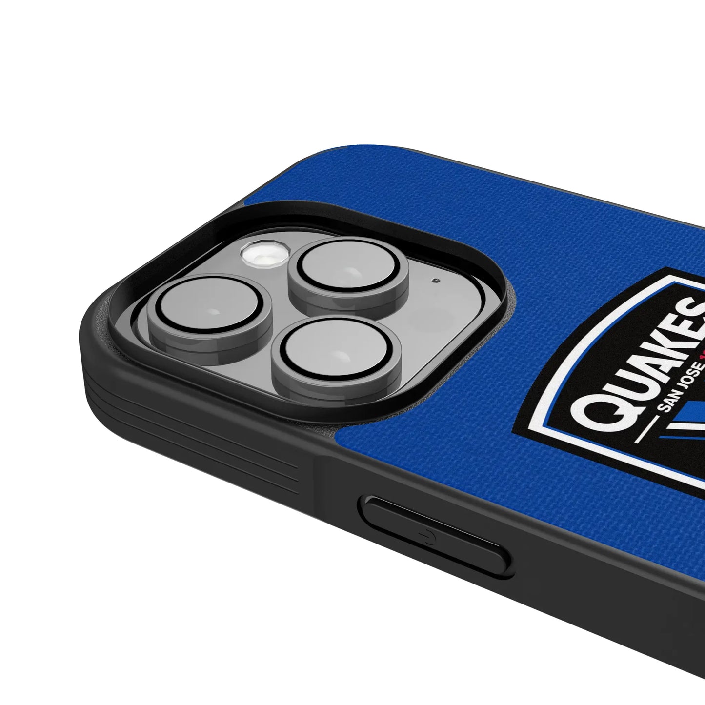 San Jose Earthquakes Endzone Solid Bump Phone Case for Apple iPhone