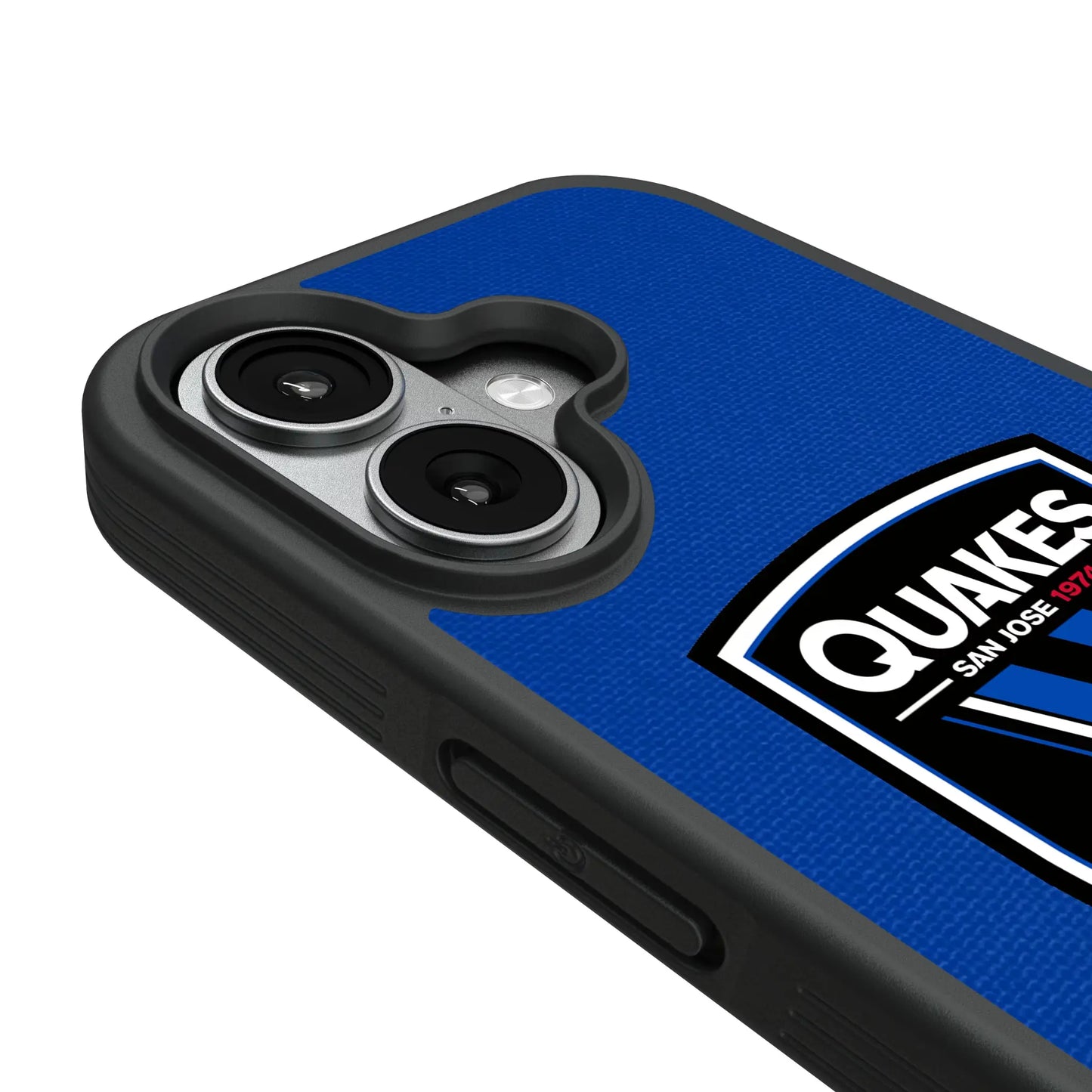 San Jose Earthquakes Endzone Solid Bump Phone Case for Apple iPhone