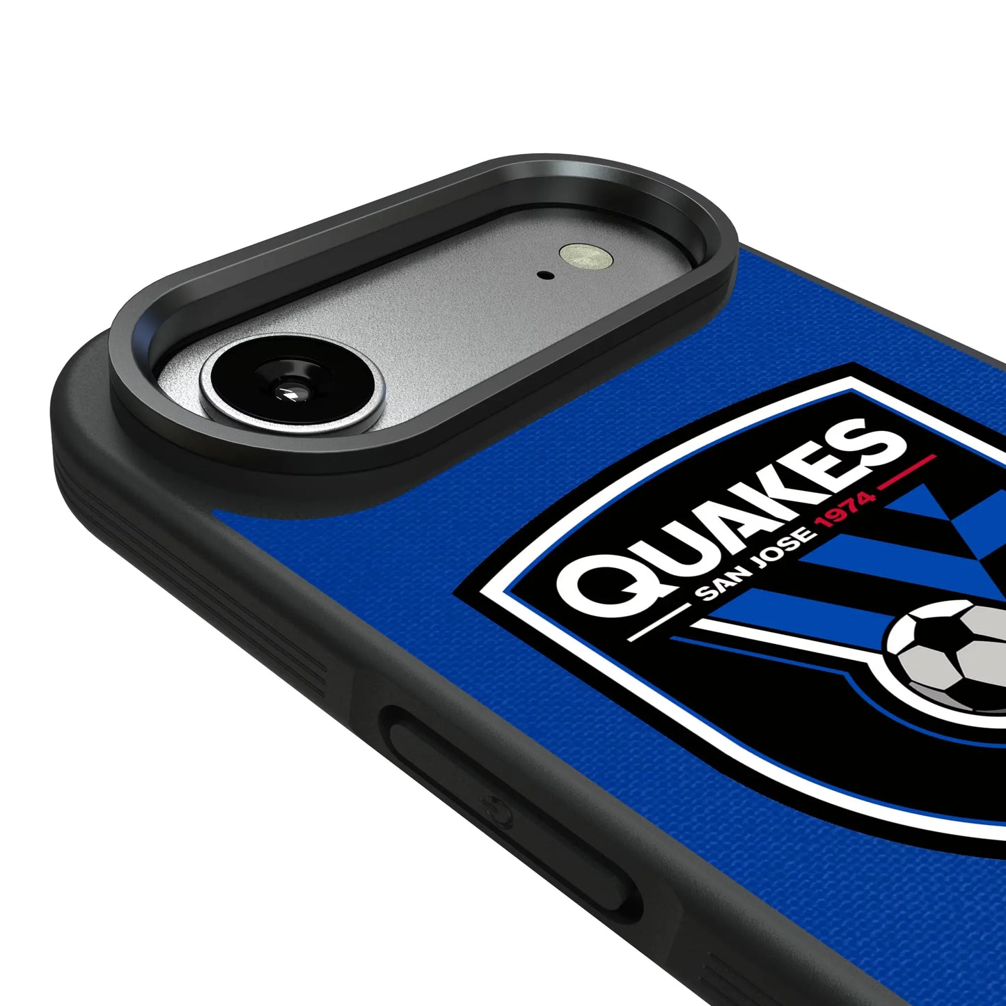 San Jose Earthquakes Endzone Solid Bump Phone Case for Apple iPhone