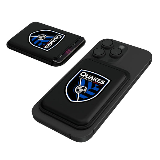 San Jose Earthquakes Insignia Black Magnetic Credit Card Wallet