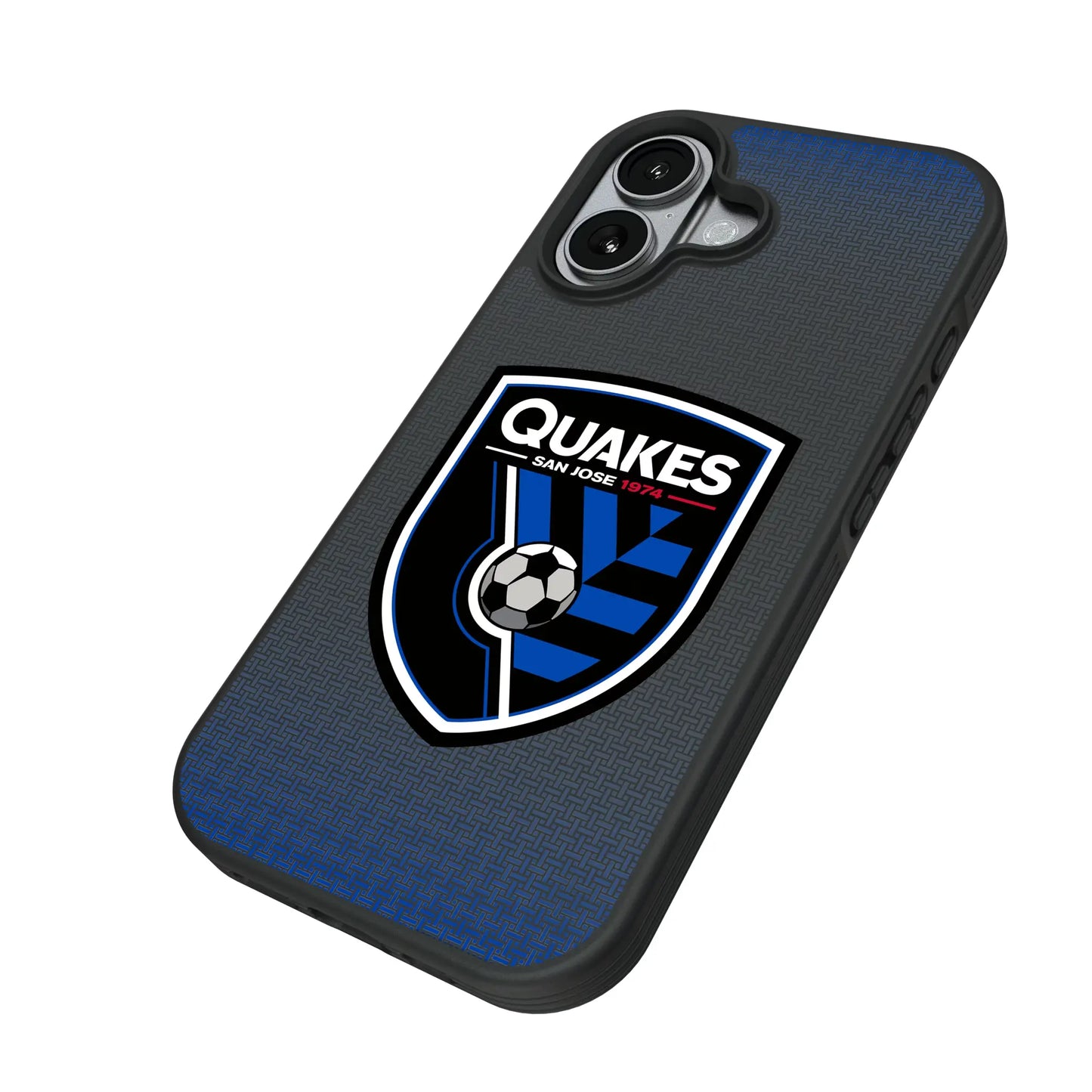 San Jose Earthquakes Linen Bump Phone Case for Apple iPhone
