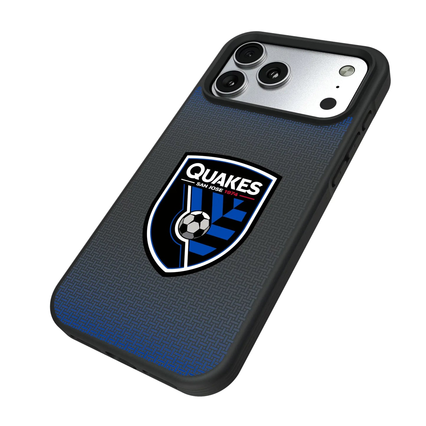San Jose Earthquakes Linen Bump Phone Case for Apple iPhone