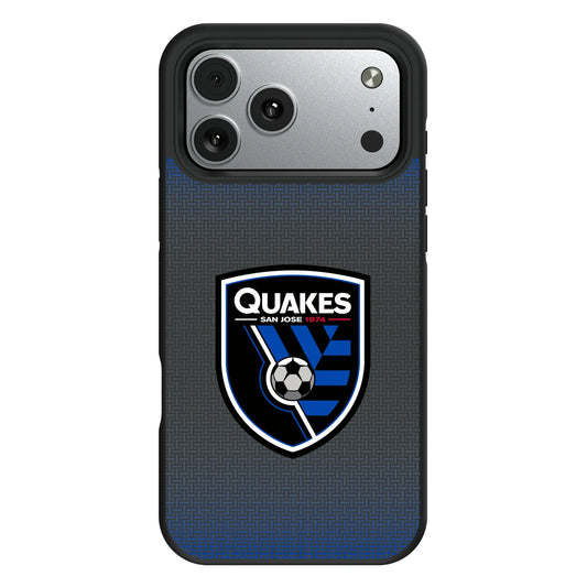 San Jose Earthquakes Linen Bump Phone Case for Apple iPhone