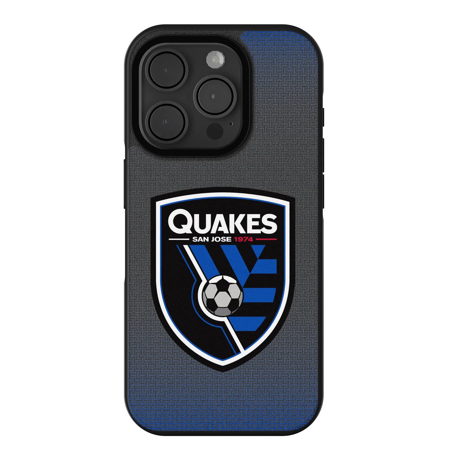 San Jose Earthquakes Linen Bump Phone Case for Apple iPhone
