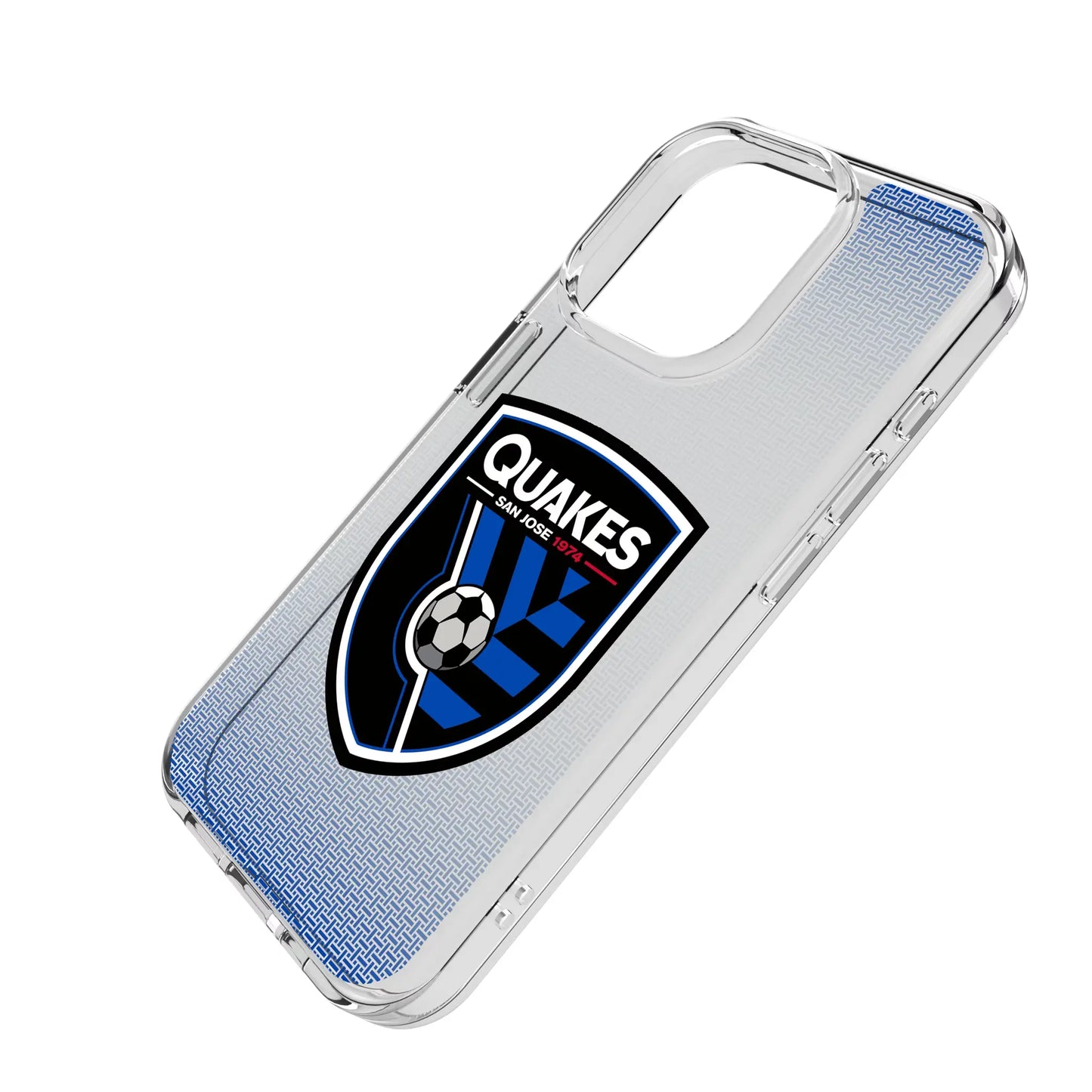 San Jose Earthquakes Linen Clear Phone Case for Apple iPhone