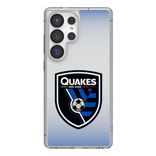 San Jose Earthquakes Linen Clear Phone Case for Samsung Galaxy