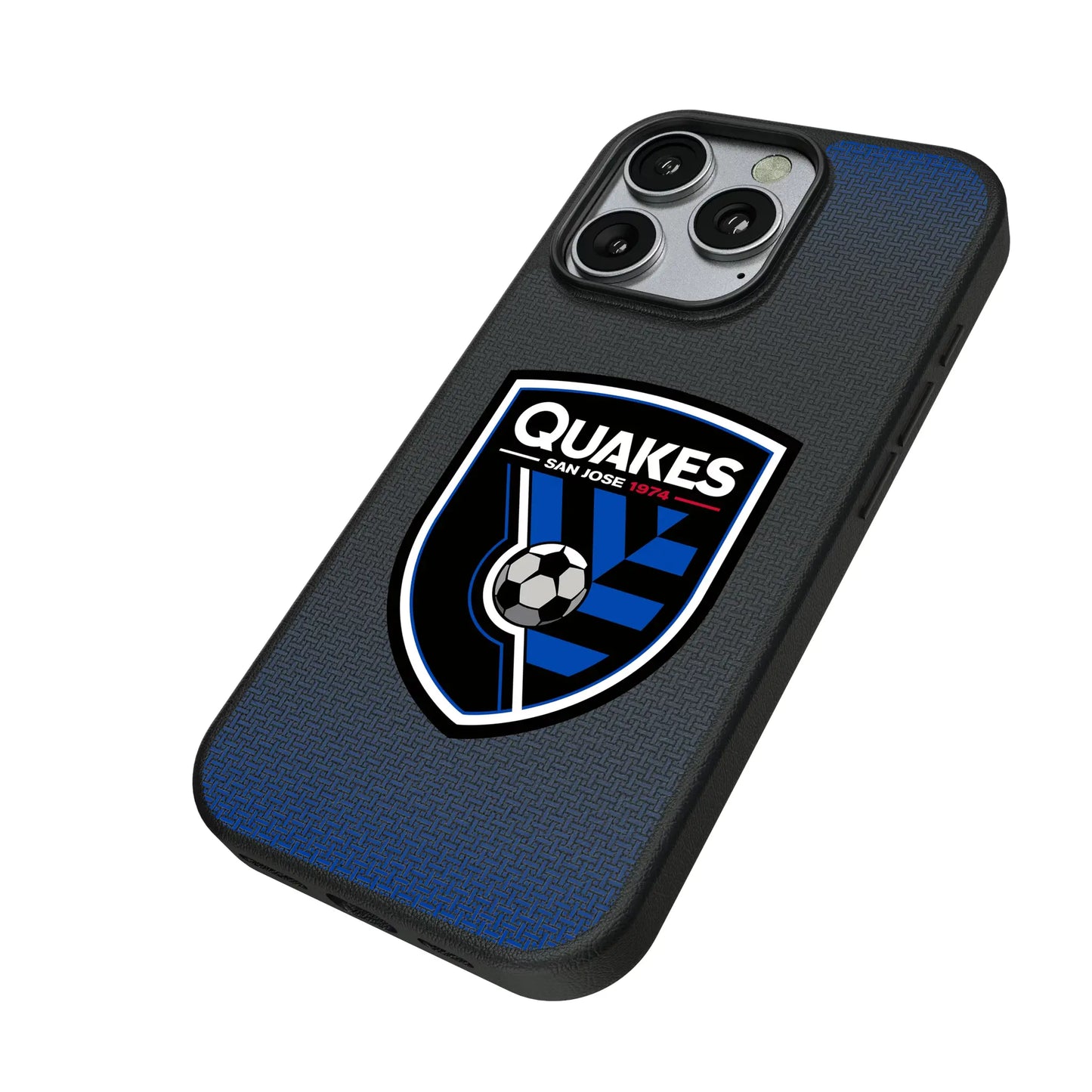 San Jose Earthquakes Linen MagSafe Compatible Phone Case for Apple iPhone