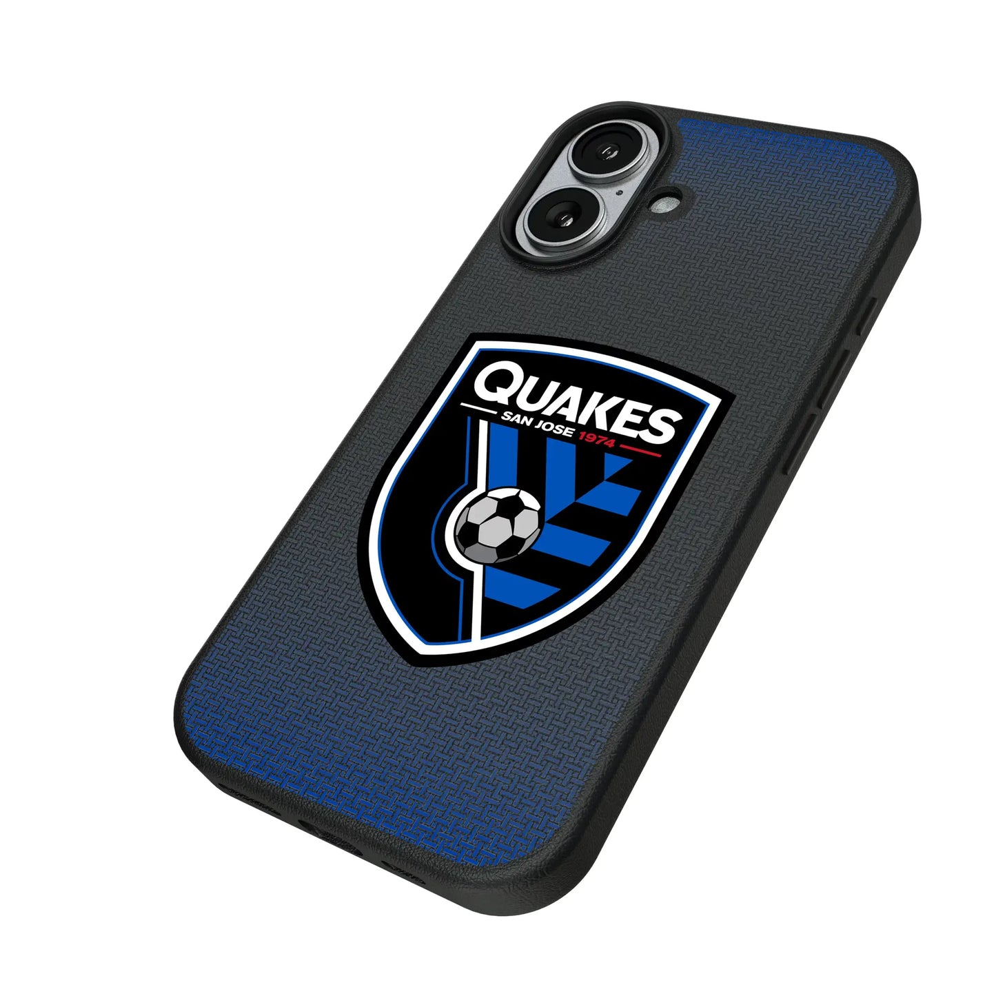 San Jose Earthquakes Linen MagSafe Compatible Phone Case for Apple iPhone