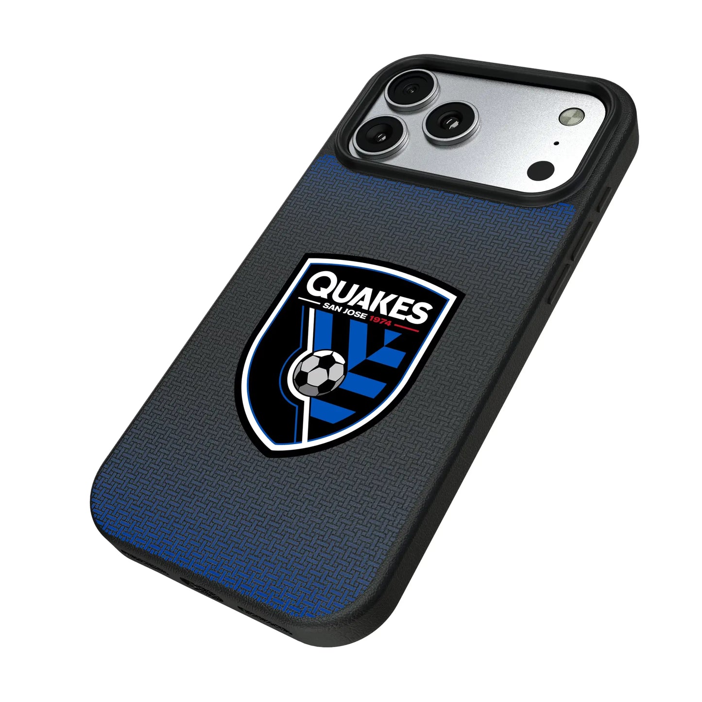 San Jose Earthquakes Linen MagSafe Compatible Phone Case for Apple iPhone
