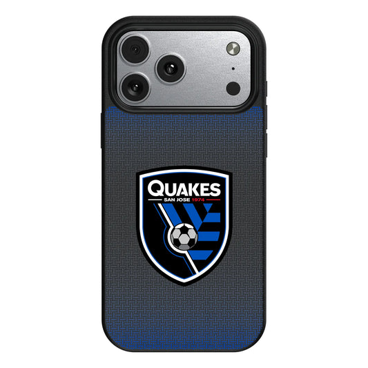 San Jose Earthquakes Linen MagSafe Compatible Phone Case for Apple iPhone