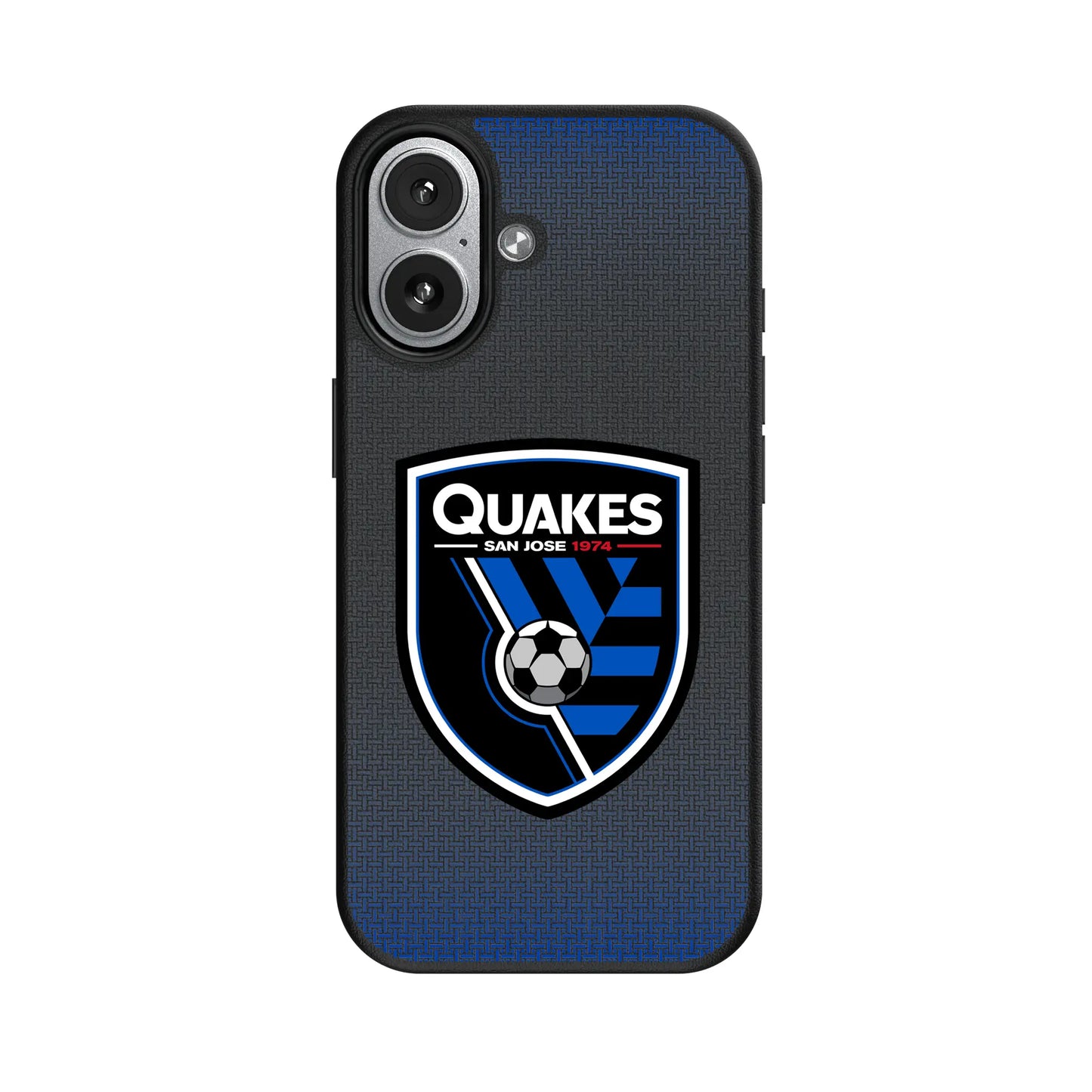 San Jose Earthquakes Linen MagSafe Compatible Phone Case for Apple iPhone