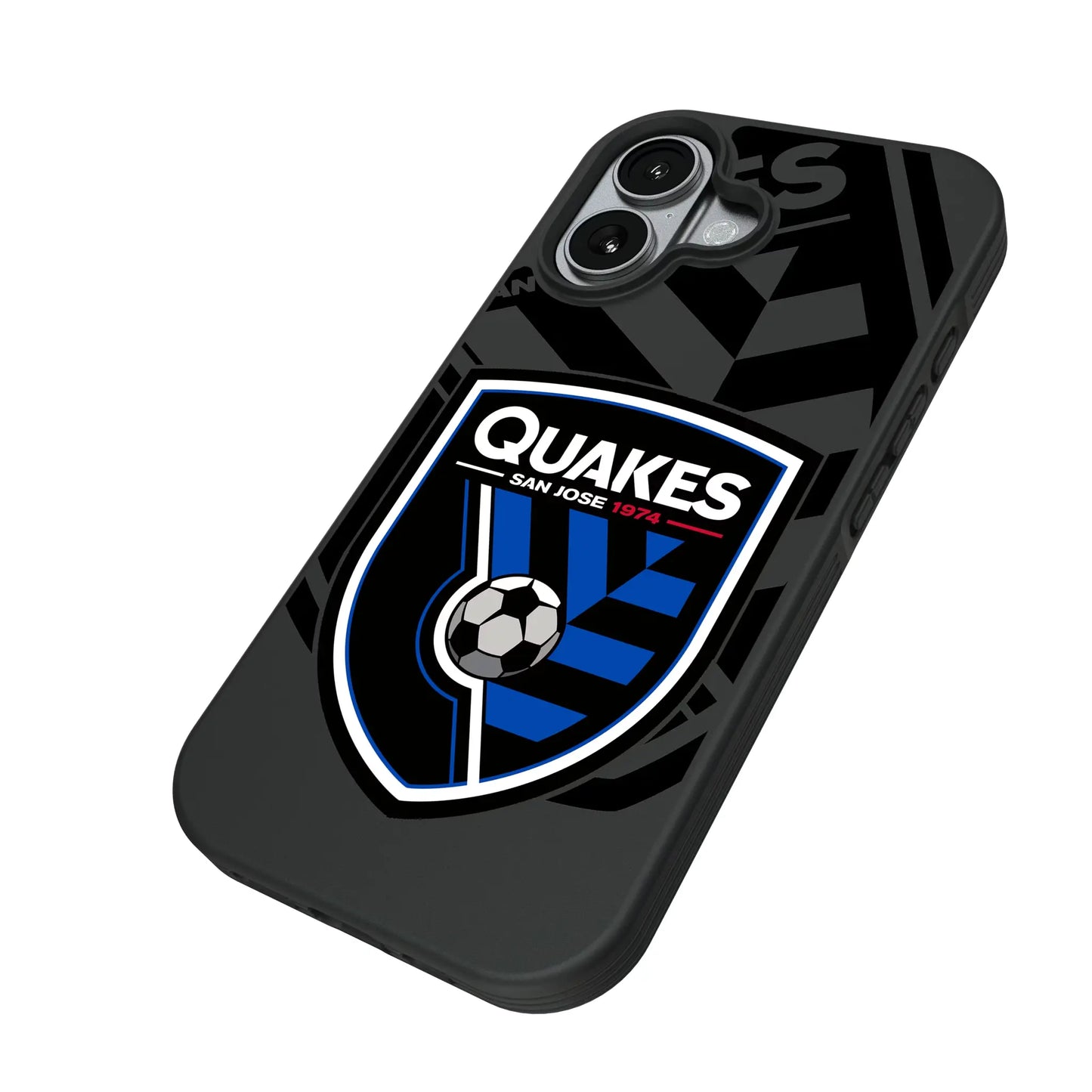 San Jose Earthquakes Monocolor Tilt Bump Phone Case for Apple iPhone