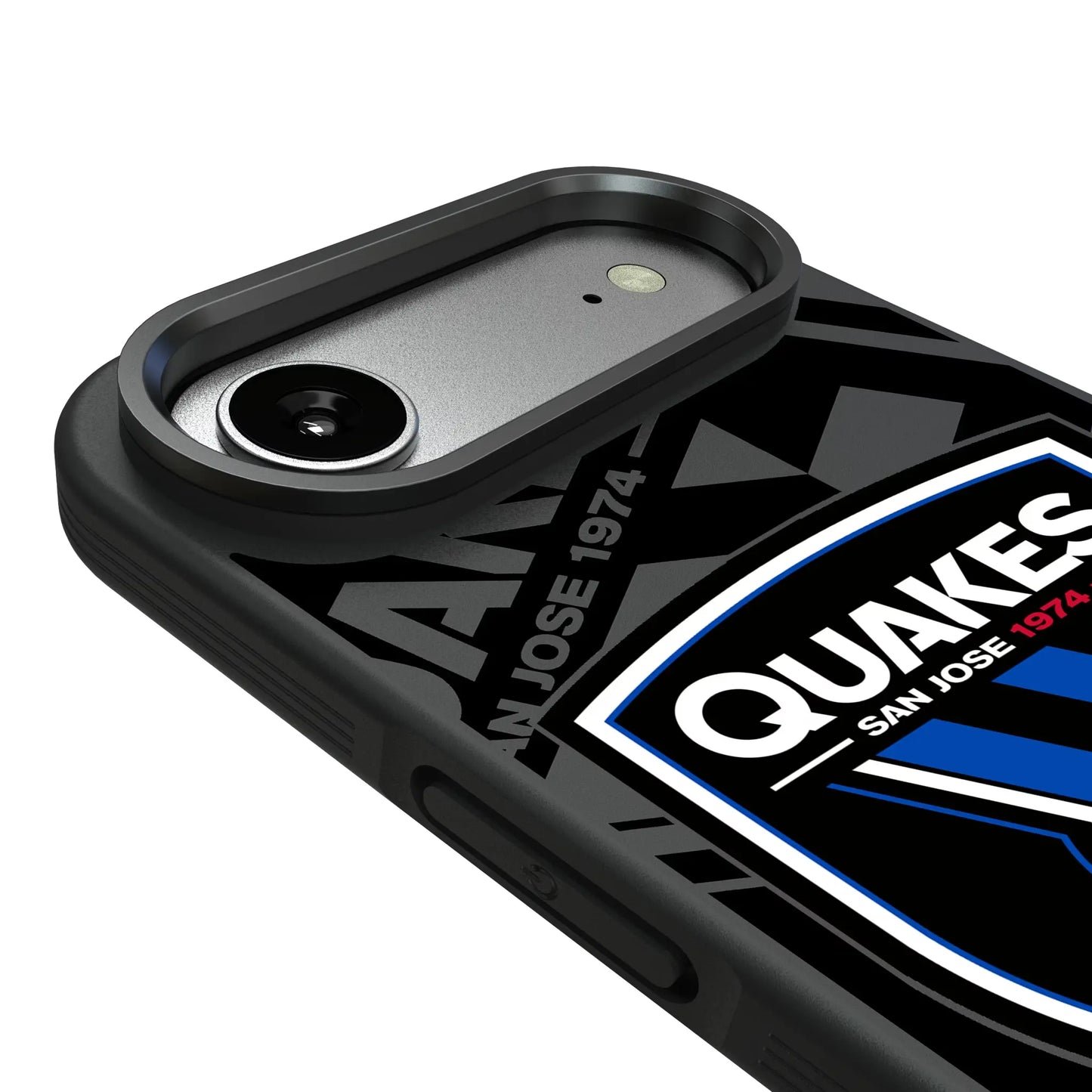 San Jose Earthquakes Monocolor Tilt Bump Phone Case for Apple iPhone