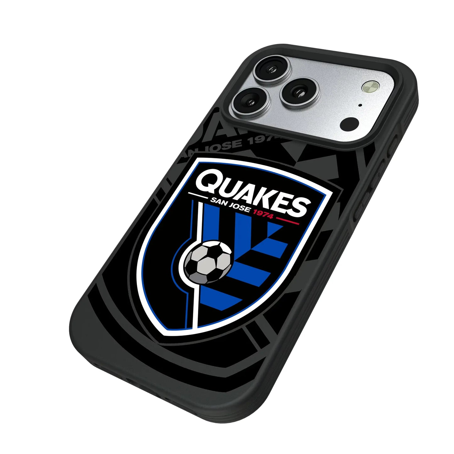 San Jose Earthquakes Monocolor Tilt Bump Phone Case for Apple iPhone