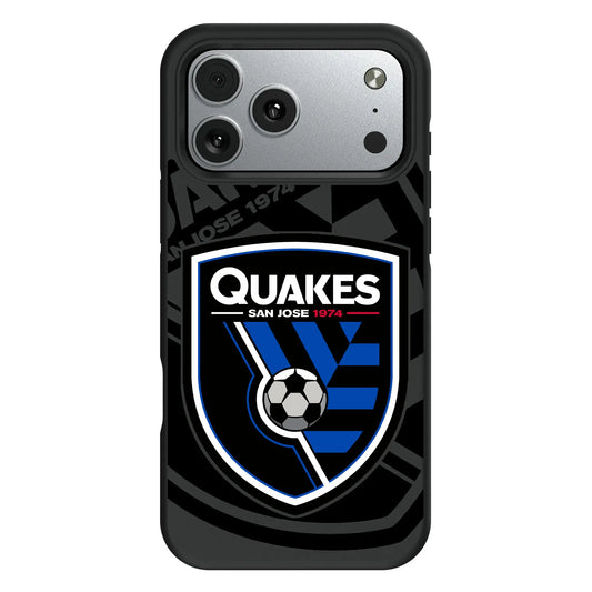 San Jose Earthquakes Monocolor Tilt Bump Phone Case for Apple iPhone