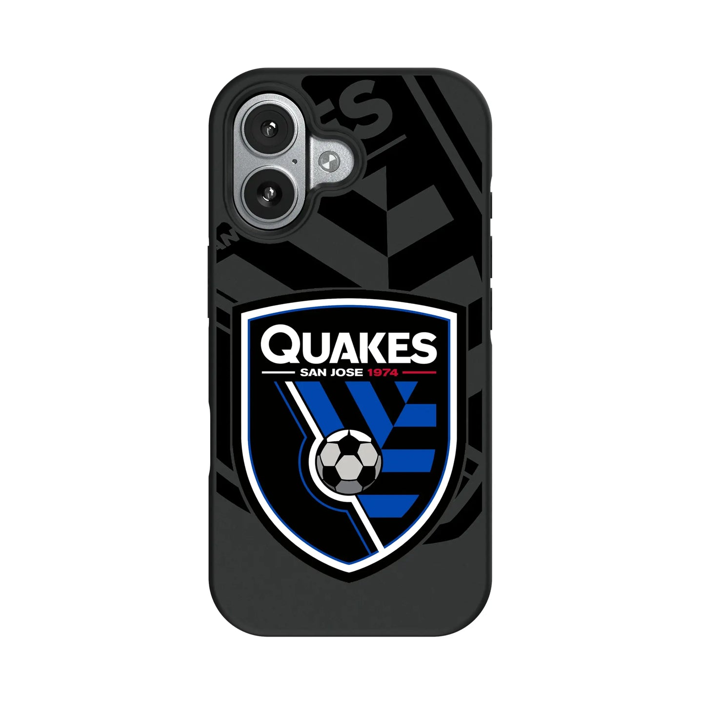 San Jose Earthquakes Monocolor Tilt Bump Phone Case for Apple iPhone