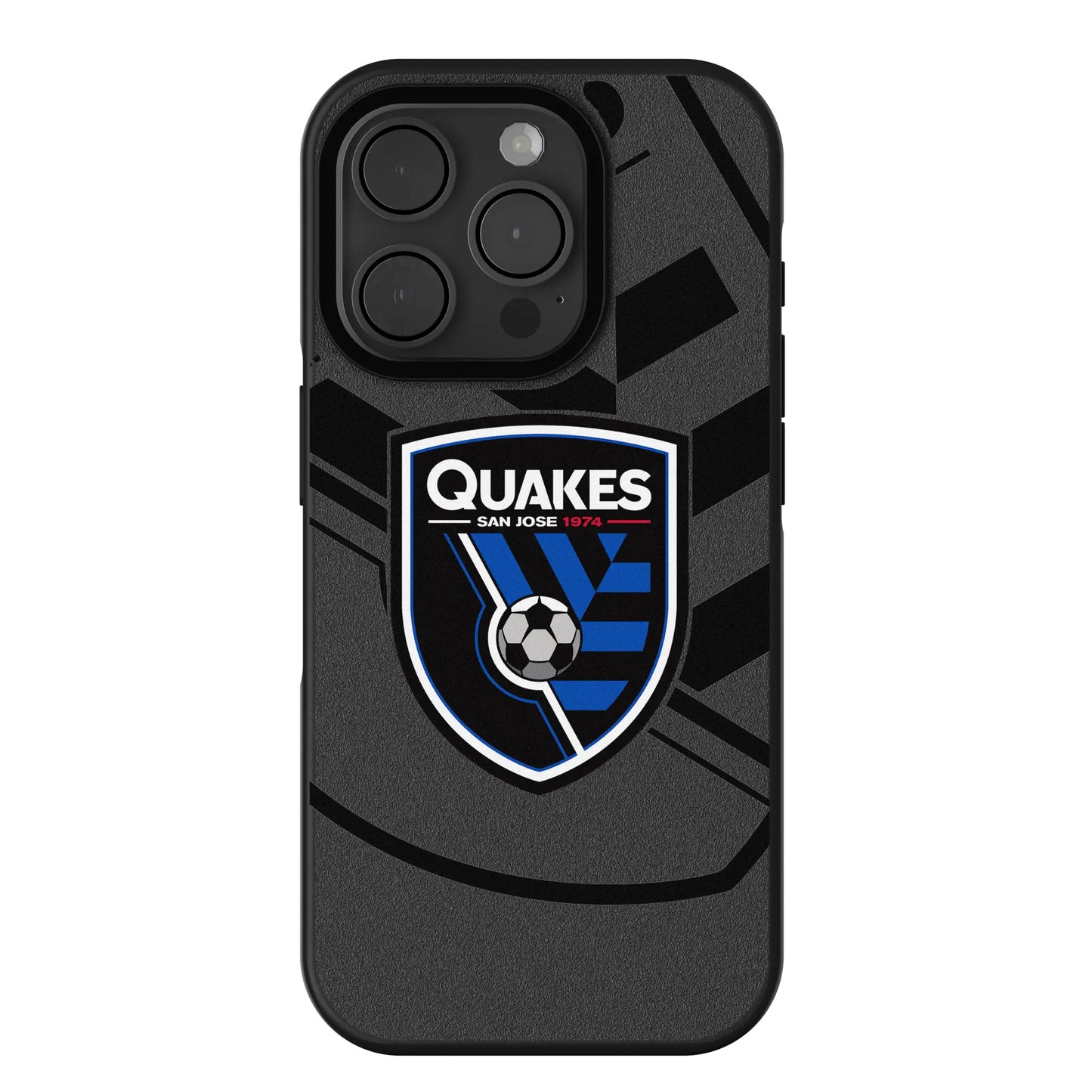 San Jose Earthquakes Monocolor Tilt Bump Phone Case for Apple iPhone