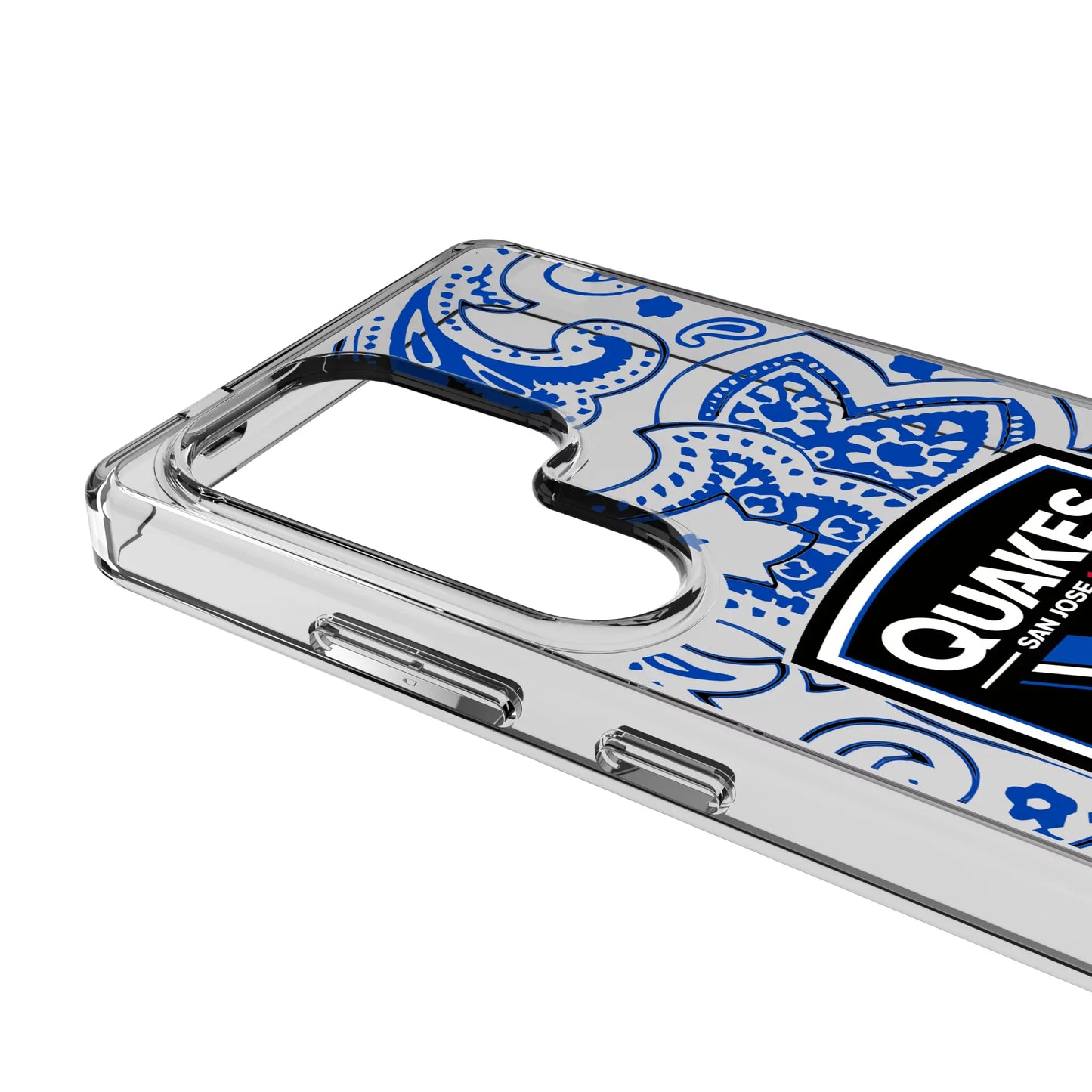 San Jose Earthquakes Paisley Clear Phone Case for Samsung Galaxy