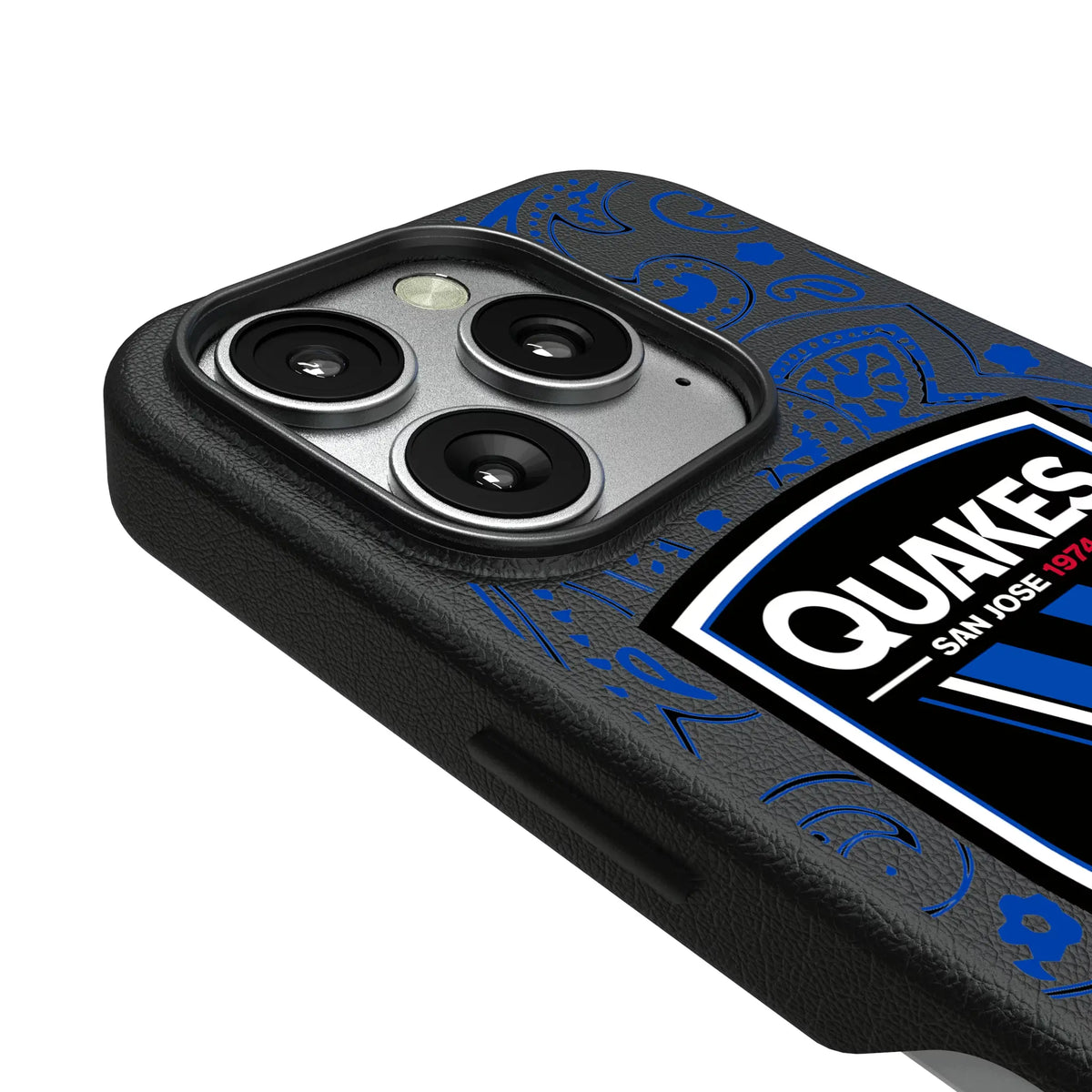 San Jose Earthquakes Paisley MagSafe Compatible Phone Case for Apple iPhone