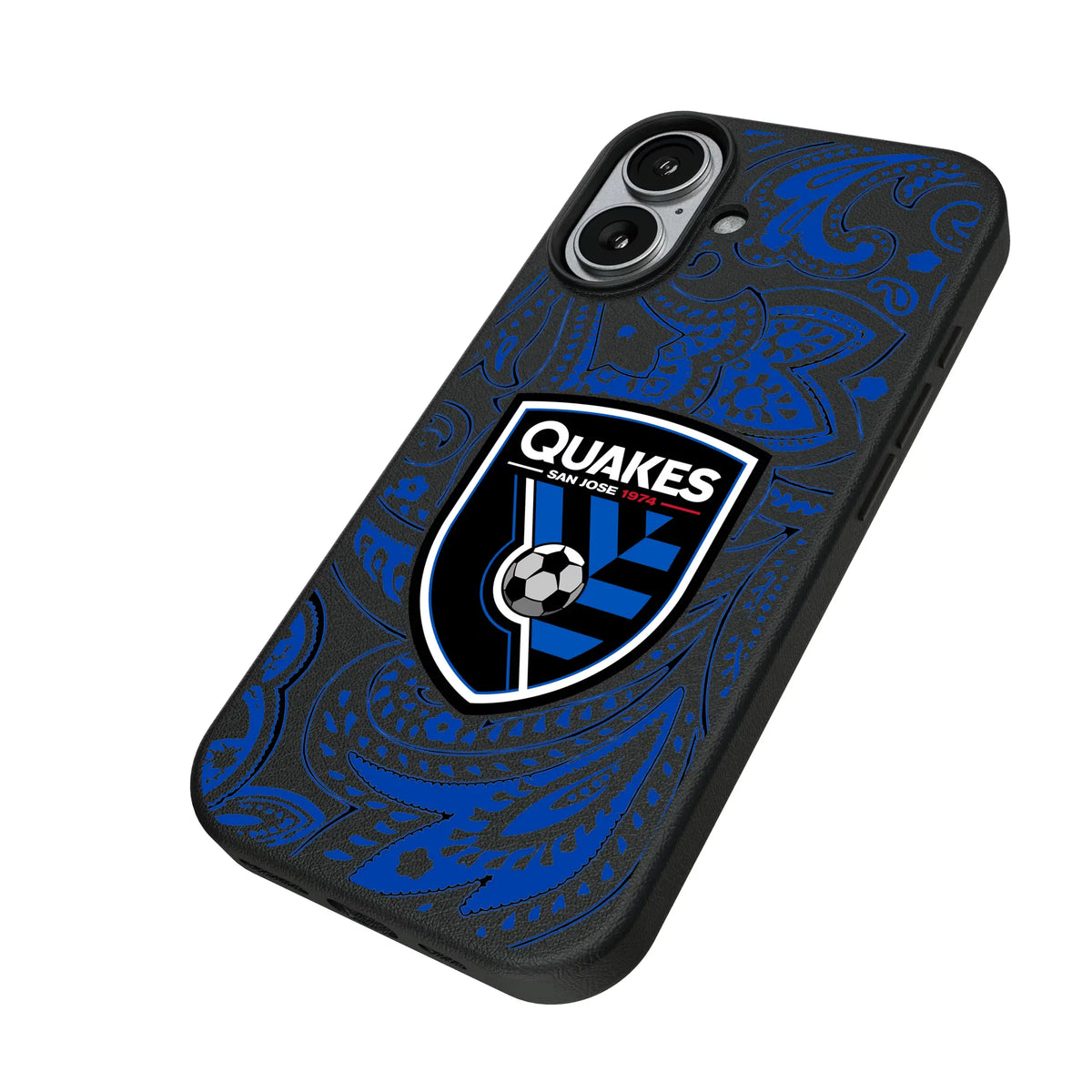 San Jose Earthquakes Paisley MagSafe Compatible Phone Case for Apple iPhone
