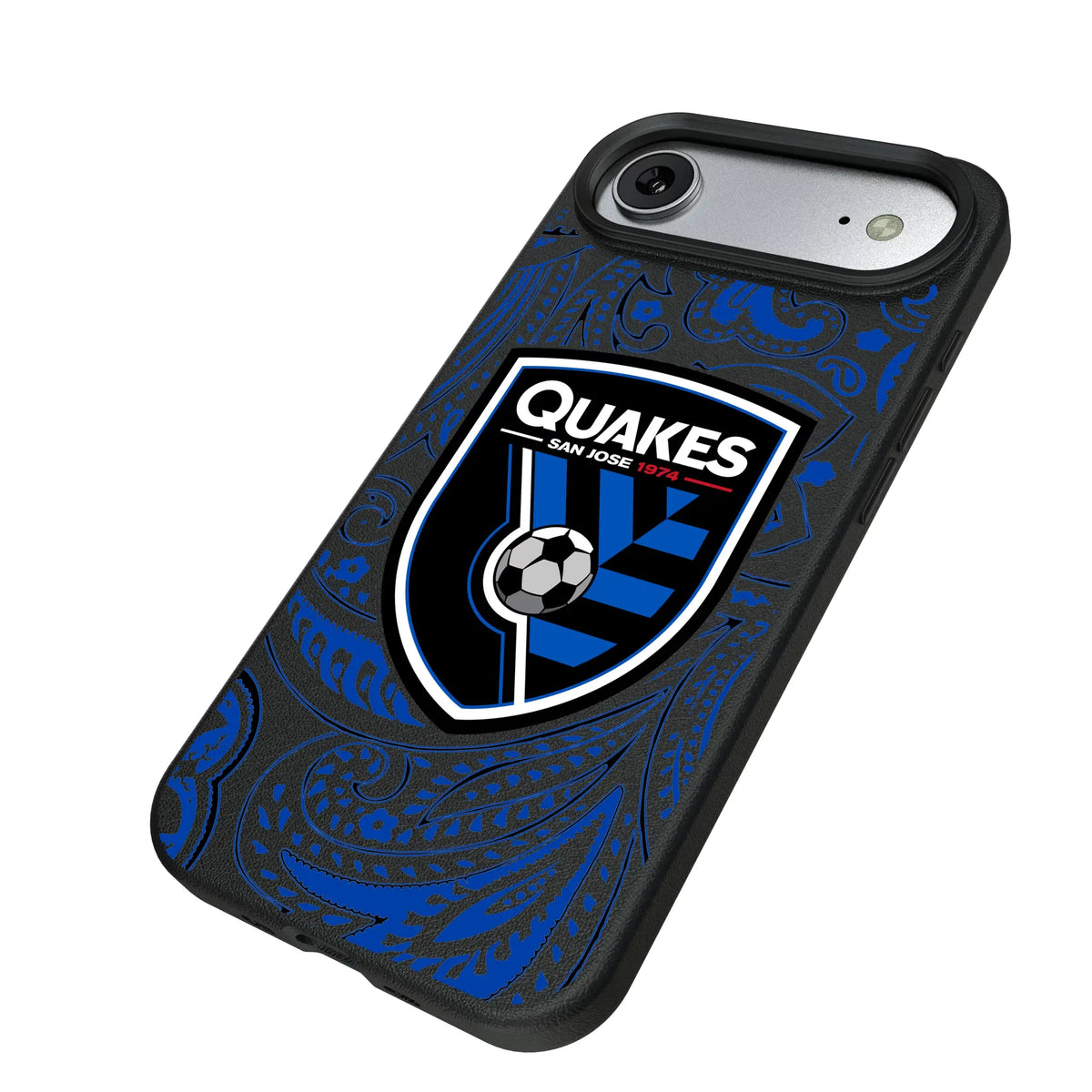 San Jose Earthquakes Paisley MagSafe Compatible Phone Case for Apple iPhone