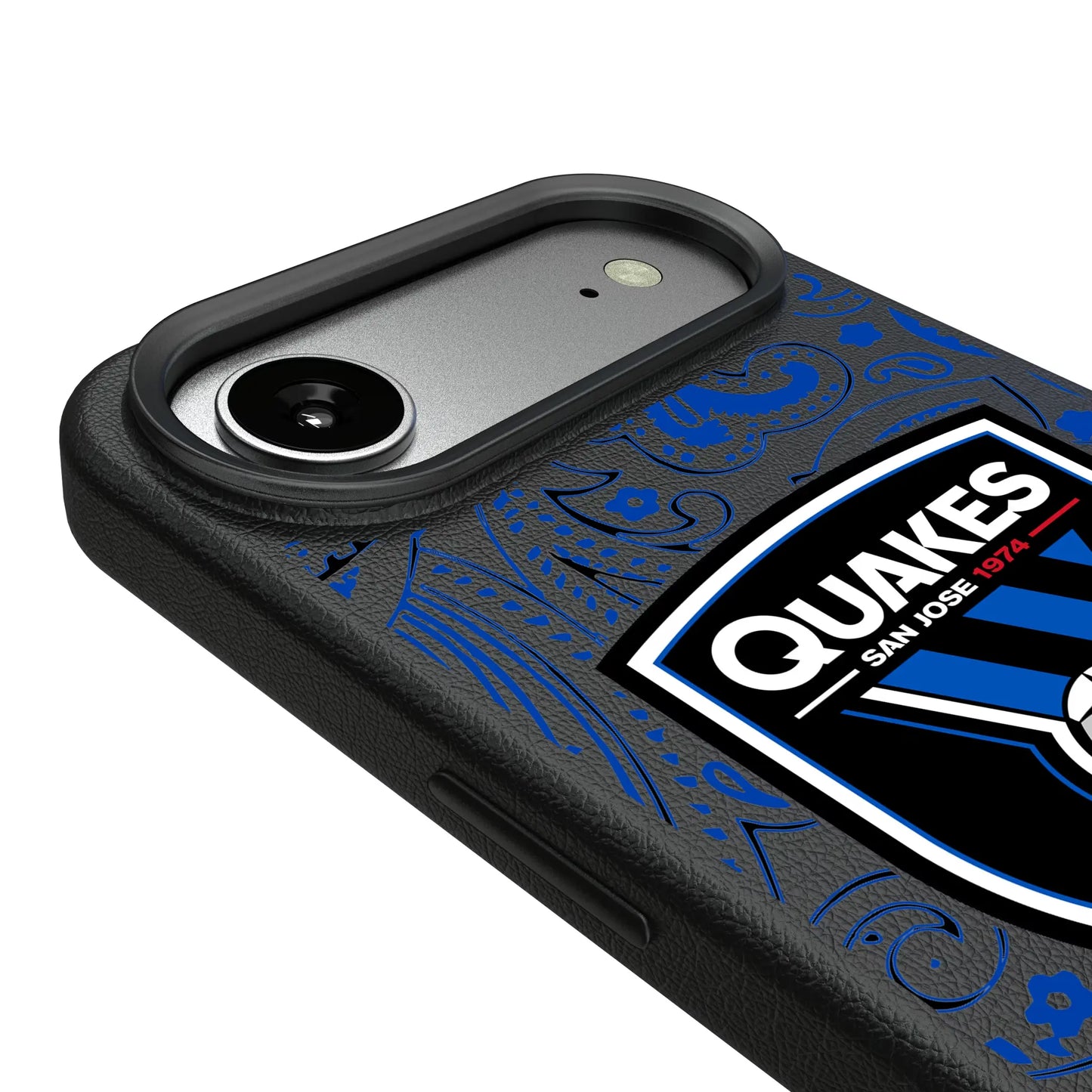 San Jose Earthquakes Paisley MagSafe Compatible Phone Case for Apple iPhone