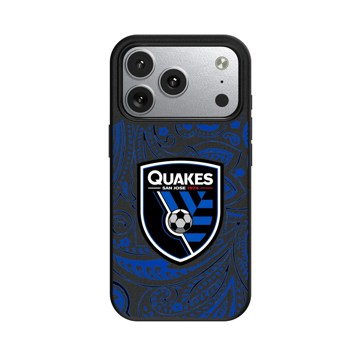 San Jose Earthquakes Paisley MagSafe Compatible Phone Case for Apple iPhone