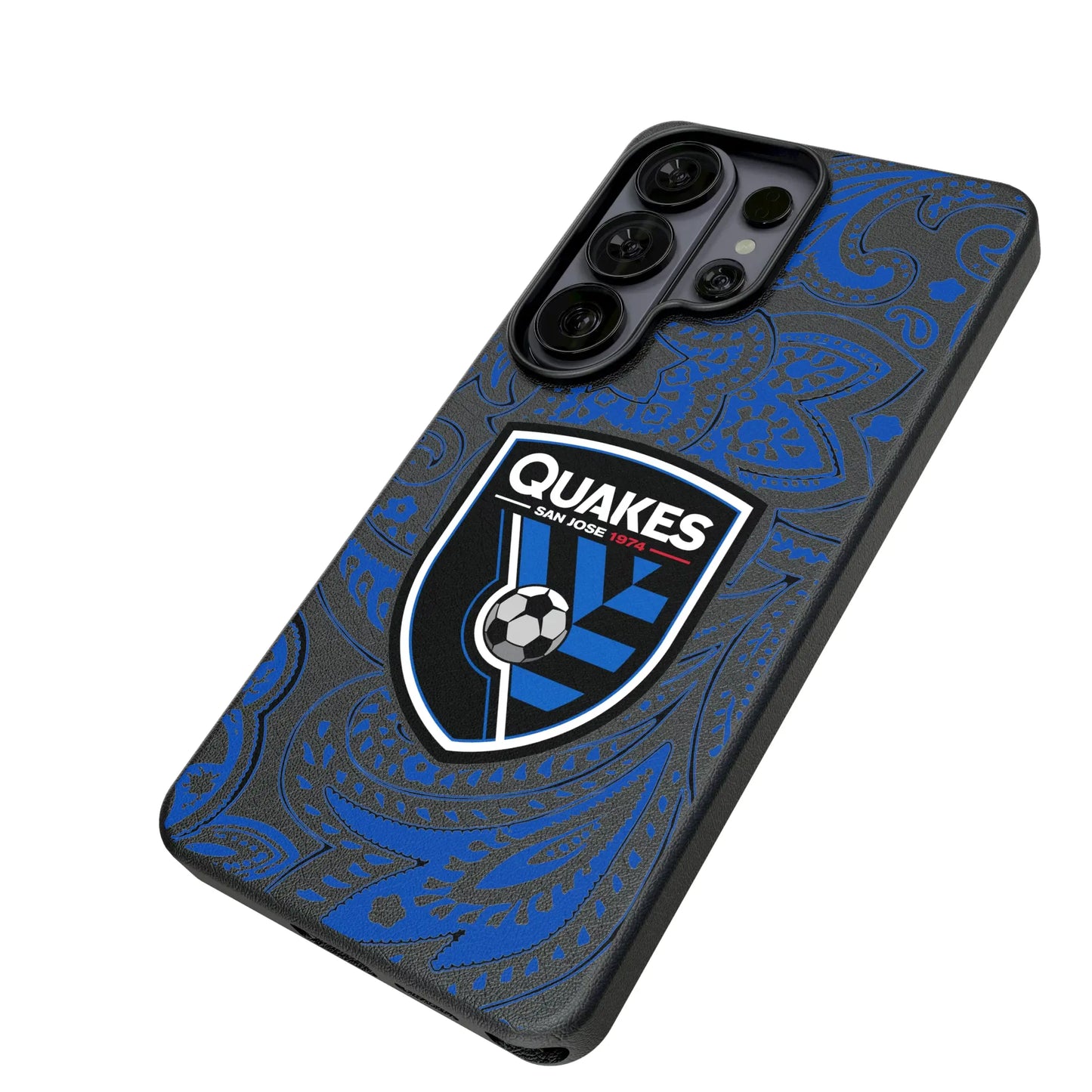San Jose Earthquakes Paisley MagSafe Compatible Phone Case for Samsung Galaxy