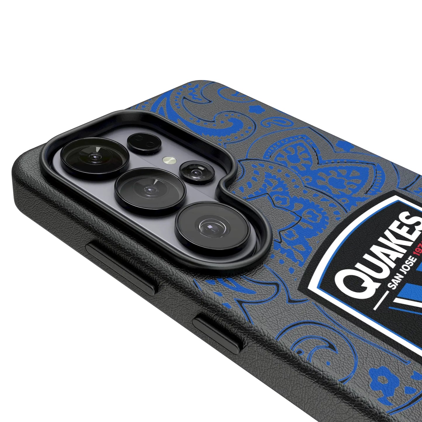 San Jose Earthquakes Paisley MagSafe Compatible Phone Case for Samsung Galaxy