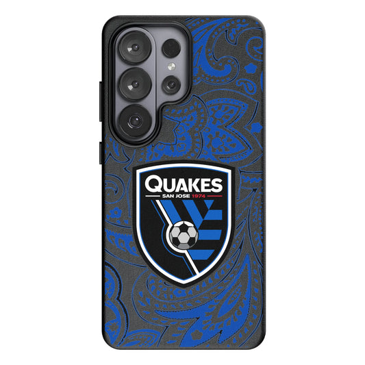 San Jose Earthquakes Paisley MagSafe Compatible Phone Case for Samsung Galaxy