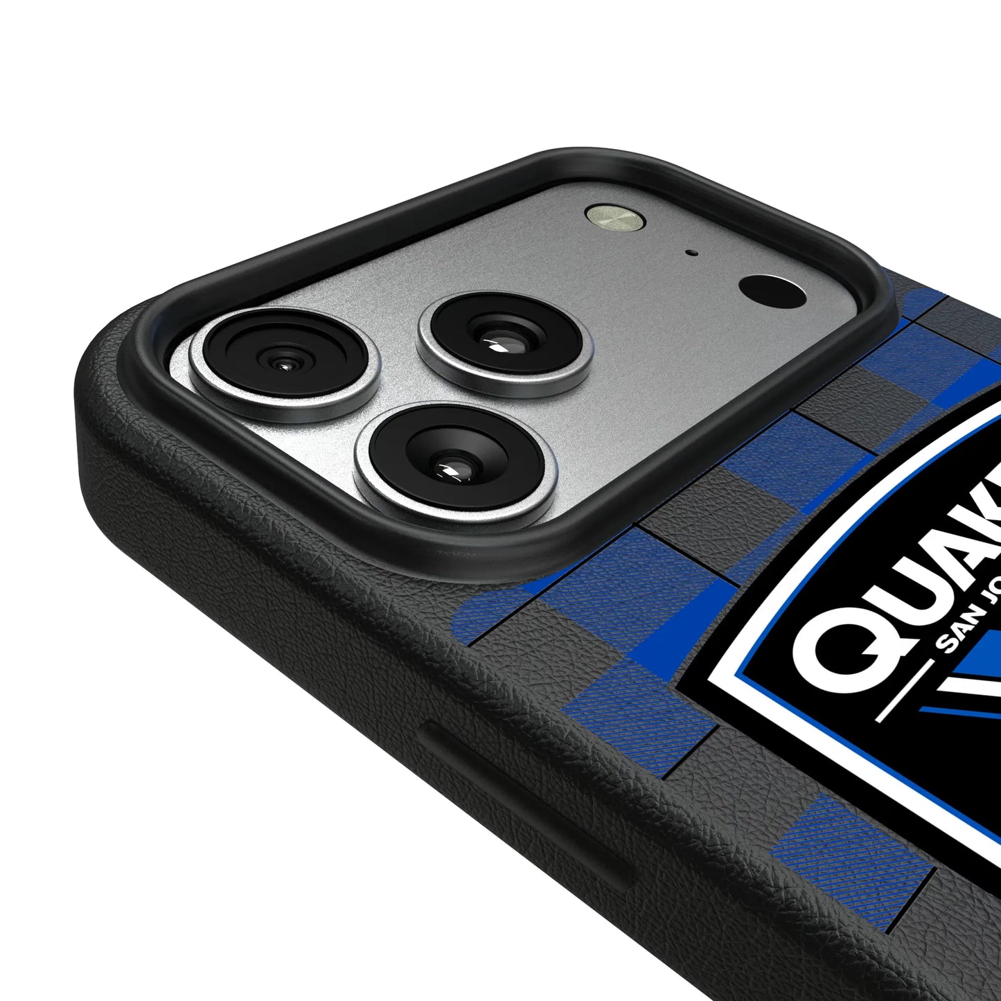 San Jose Earthquakes Plaid MagSafe Compatible Phone Case for Apple iPhone