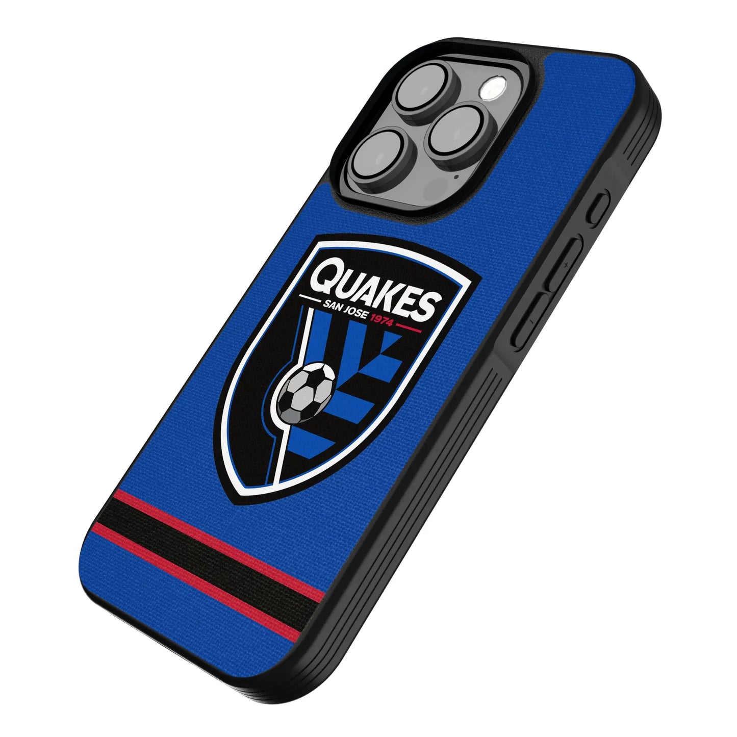 San Jose Earthquakes Stripe Bump Phone Case for Apple iPhone