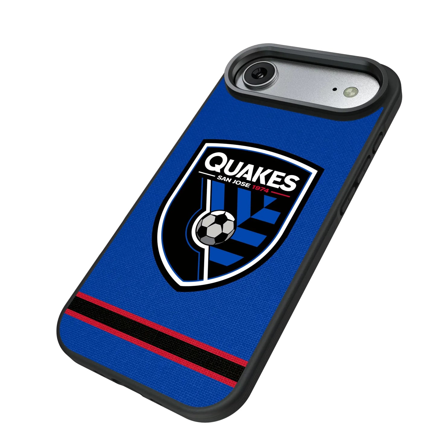 San Jose Earthquakes Stripe Bump Phone Case for Apple iPhone