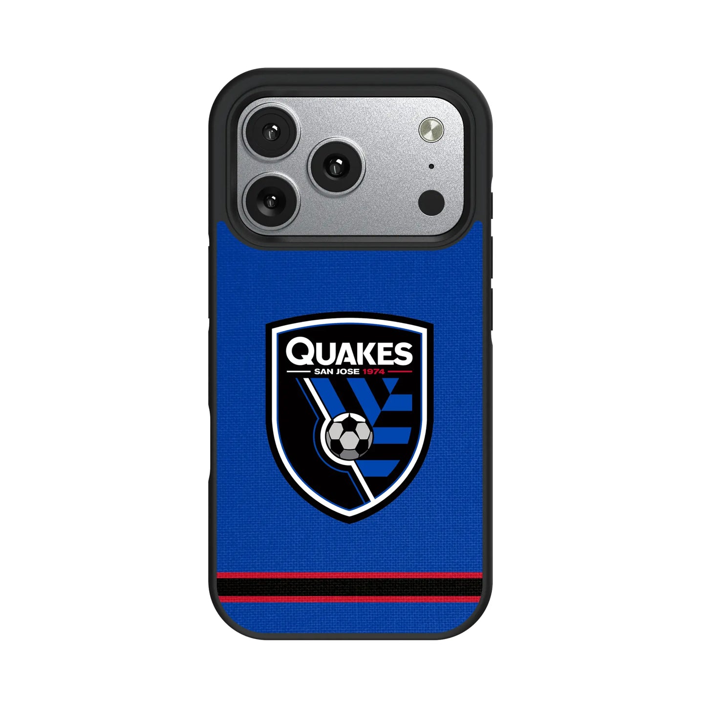 San Jose Earthquakes Stripe Bump Phone Case for Apple iPhone