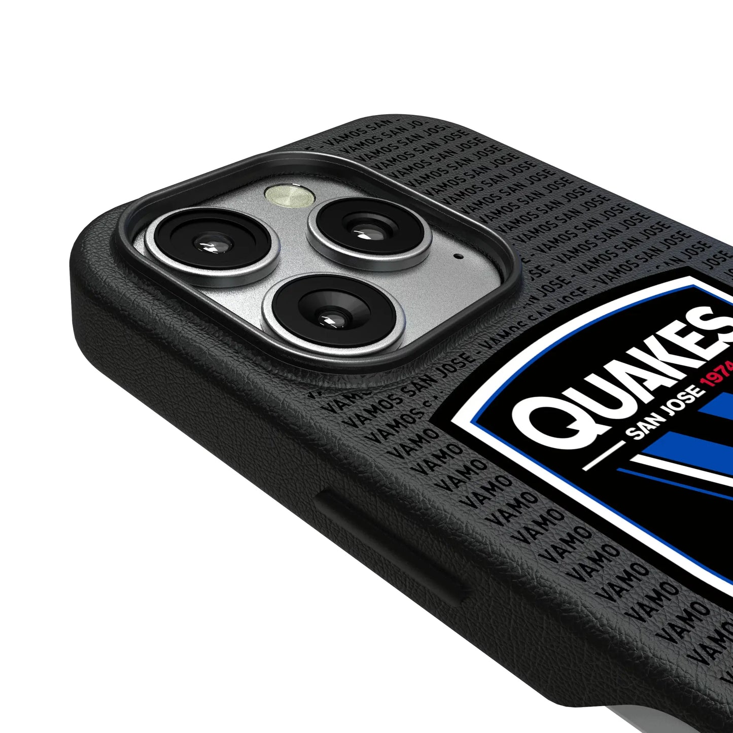 San Jose Earthquakes Text Backdrop MagSafe Compatible Phone Case for Apple iPhone