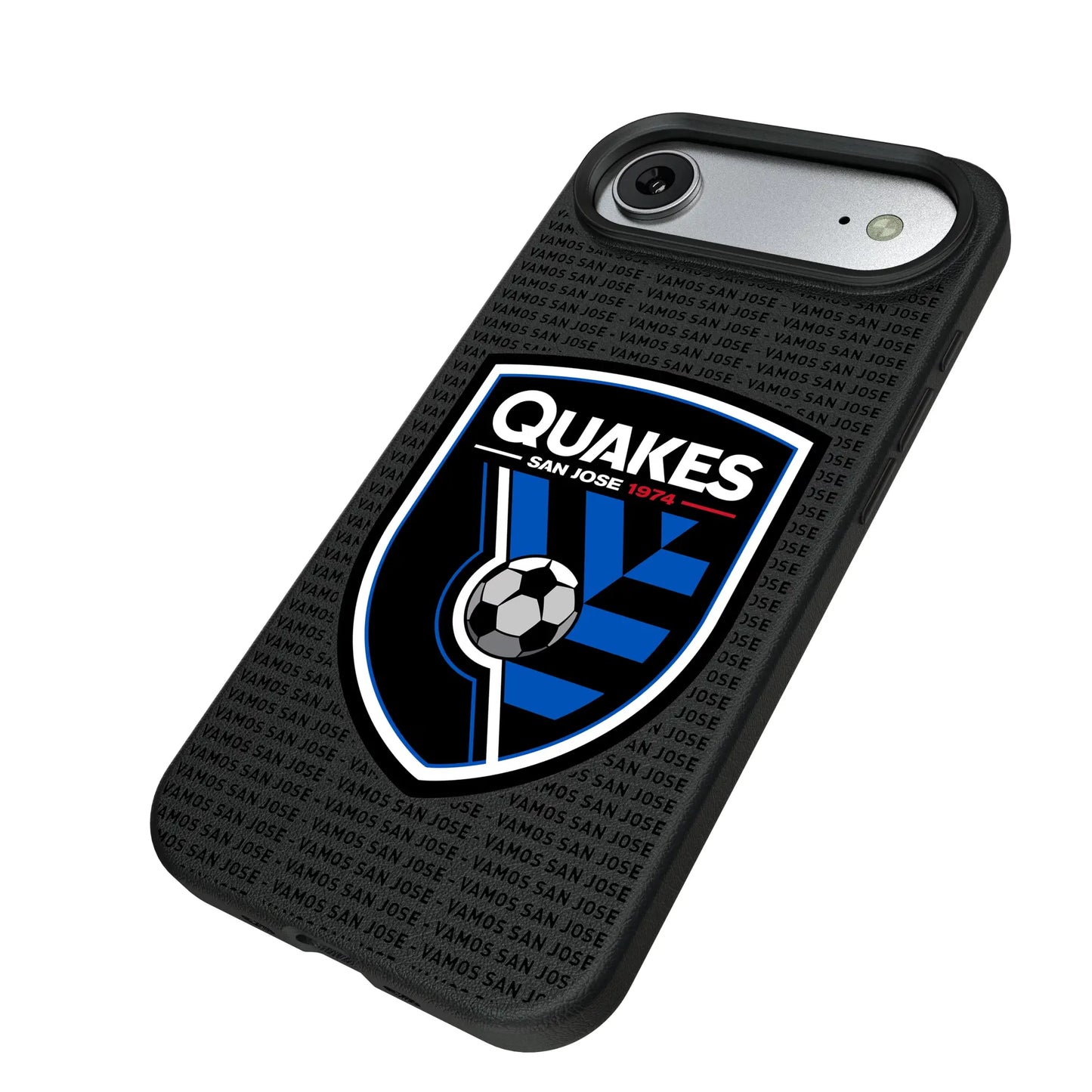 San Jose Earthquakes Text Backdrop MagSafe Compatible Phone Case for Apple iPhone