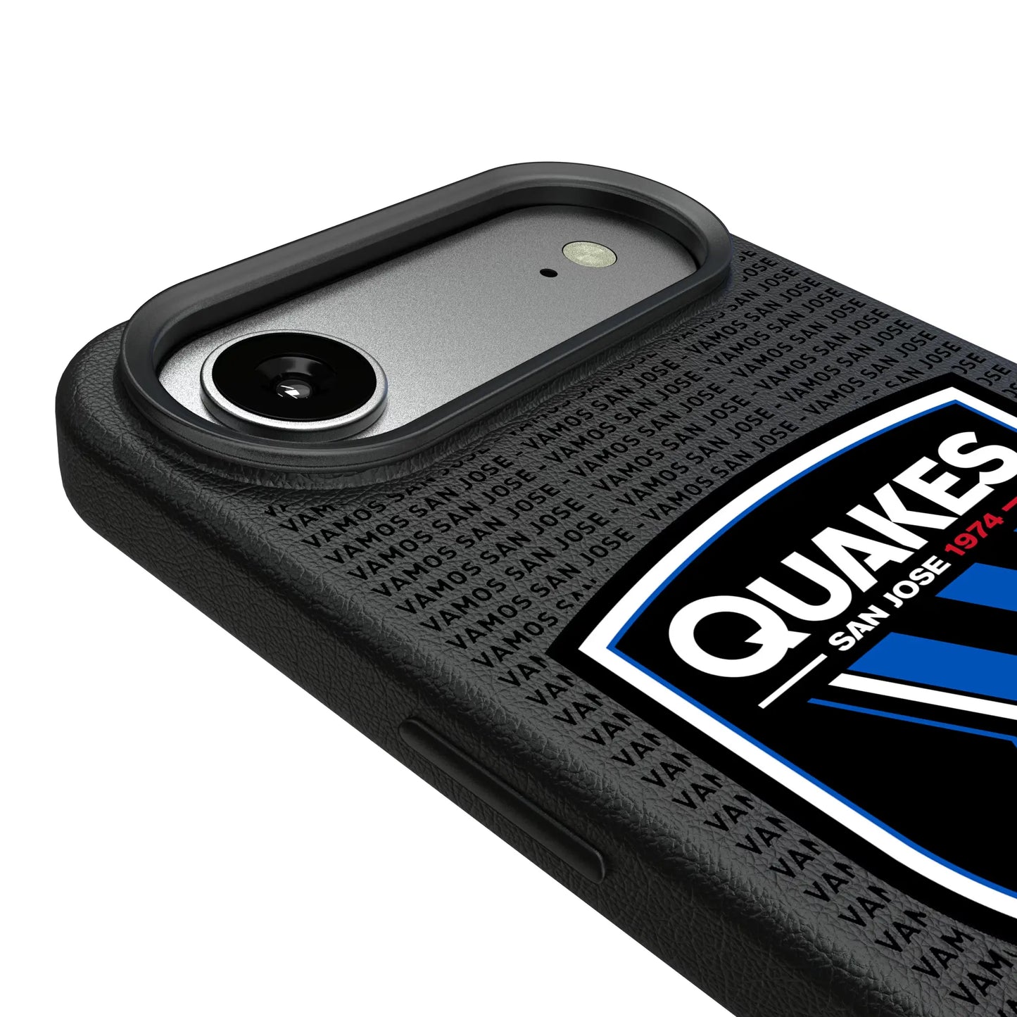 San Jose Earthquakes Text Backdrop MagSafe Compatible Phone Case for Apple iPhone