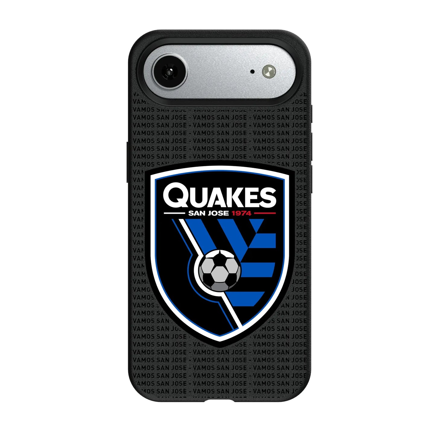 San Jose Earthquakes Text Backdrop MagSafe Compatible Phone Case for Apple iPhone