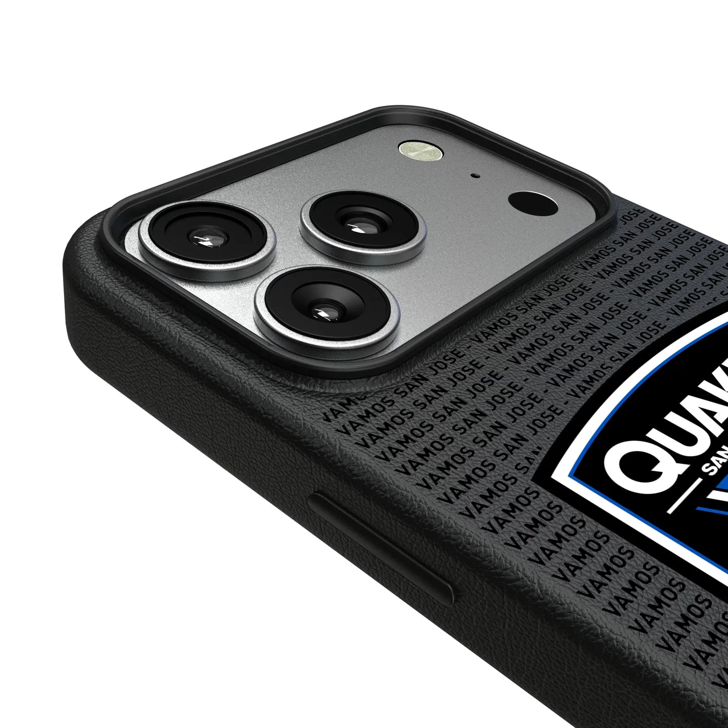 San Jose Earthquakes Text Backdrop MagSafe Compatible Phone Case for Apple iPhone