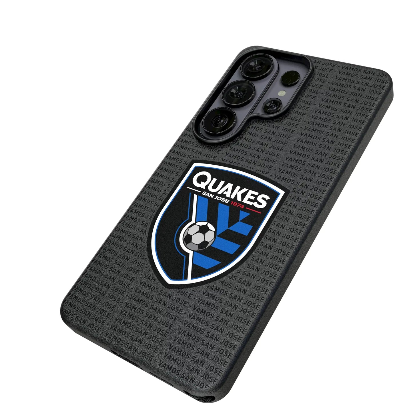 San Jose Earthquakes Text Backdrop MagSafe Compatible Phone Case for Samsung Galaxy