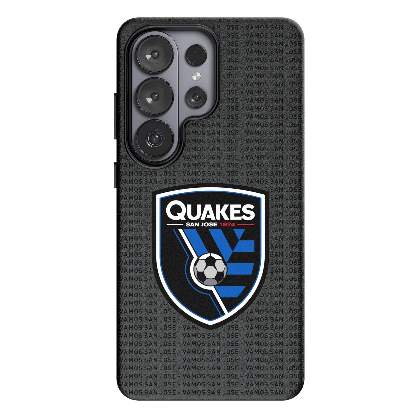 San Jose Earthquakes Text Backdrop MagSafe Compatible Phone Case for Samsung Galaxy