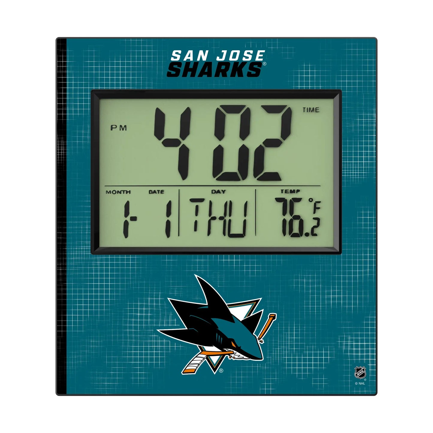 San Jose Sharks Hatch Wall Clock