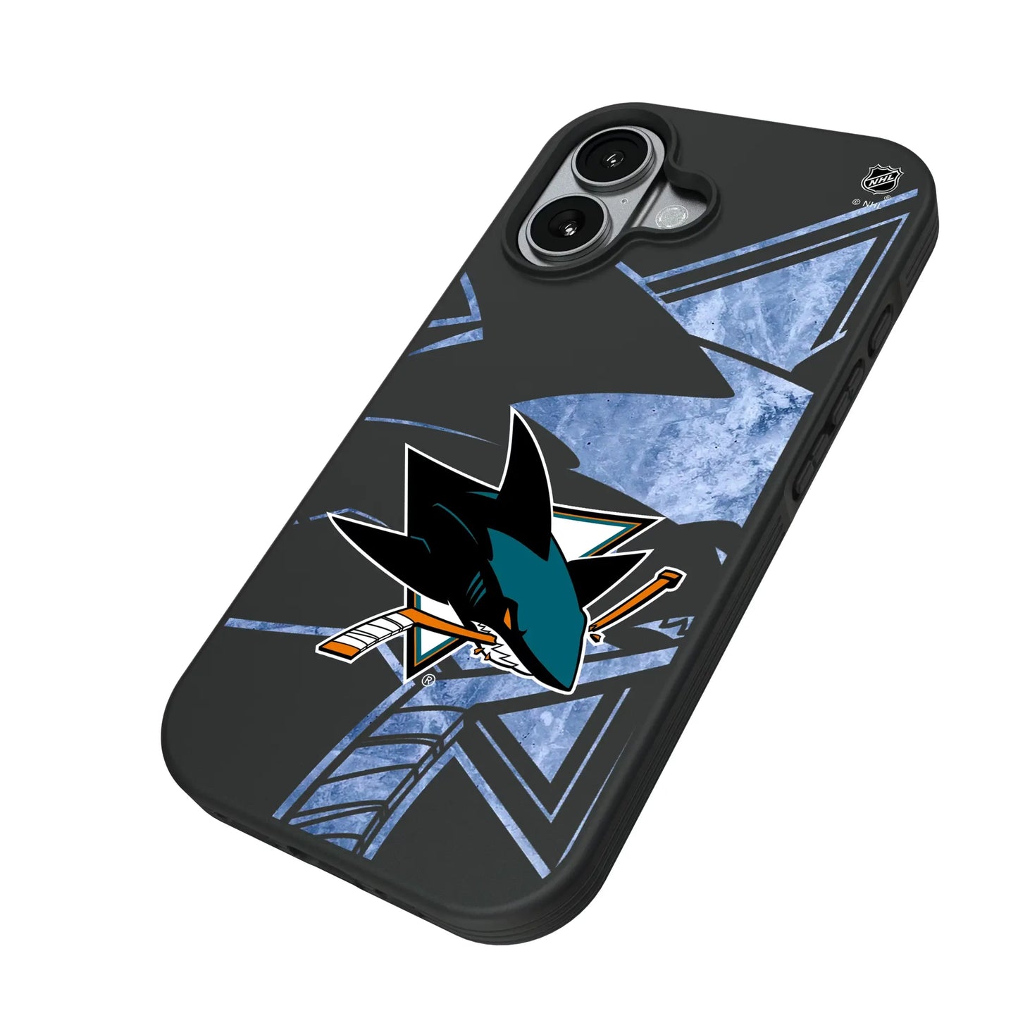 San Jose Sharks Ice Tilt Bump Phone Case for Apple iPhone
