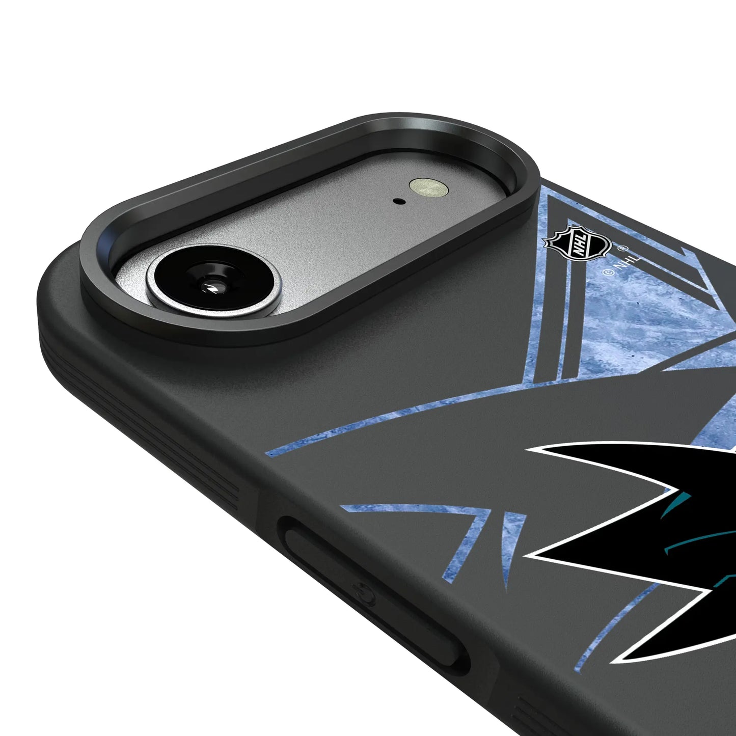 San Jose Sharks Ice Tilt Bump Phone Case for Apple iPhone