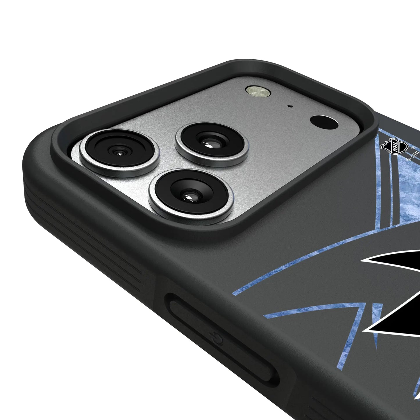 San Jose Sharks Ice Tilt Bump Phone Case for Apple iPhone