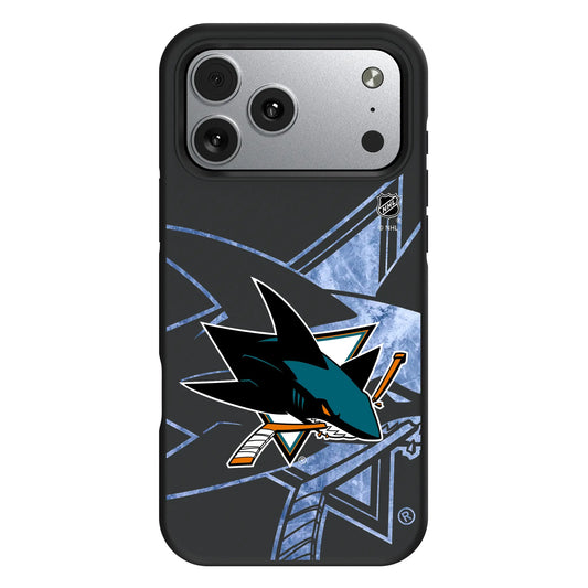 San Jose Sharks Ice Tilt Bump Phone Case for Apple iPhone