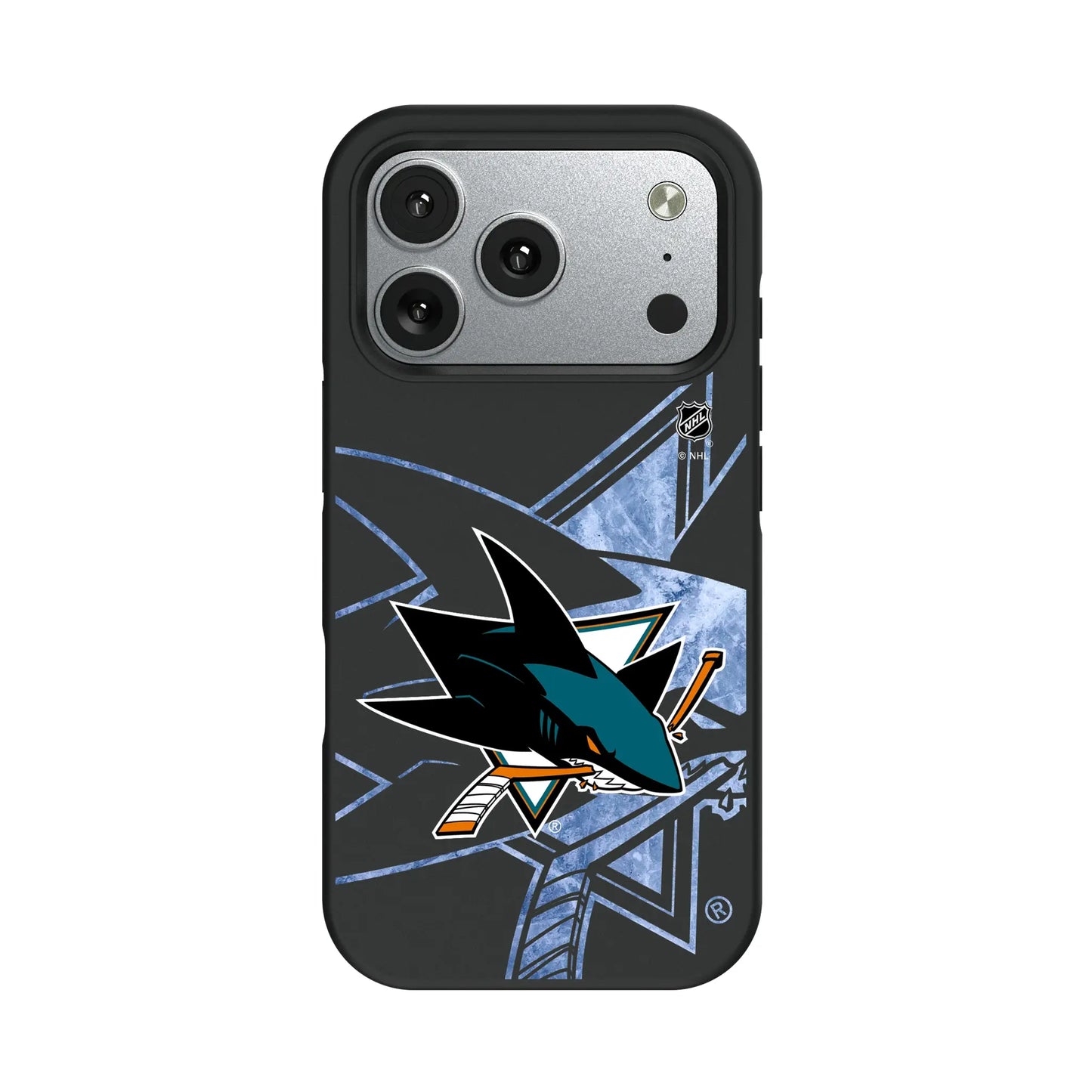 San Jose Sharks Ice Tilt Bump Phone Case for Apple iPhone