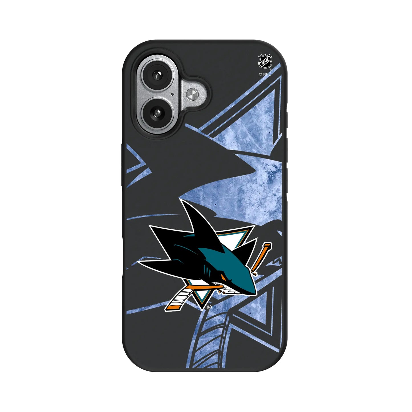 San Jose Sharks Ice Tilt Bump Phone Case for Apple iPhone