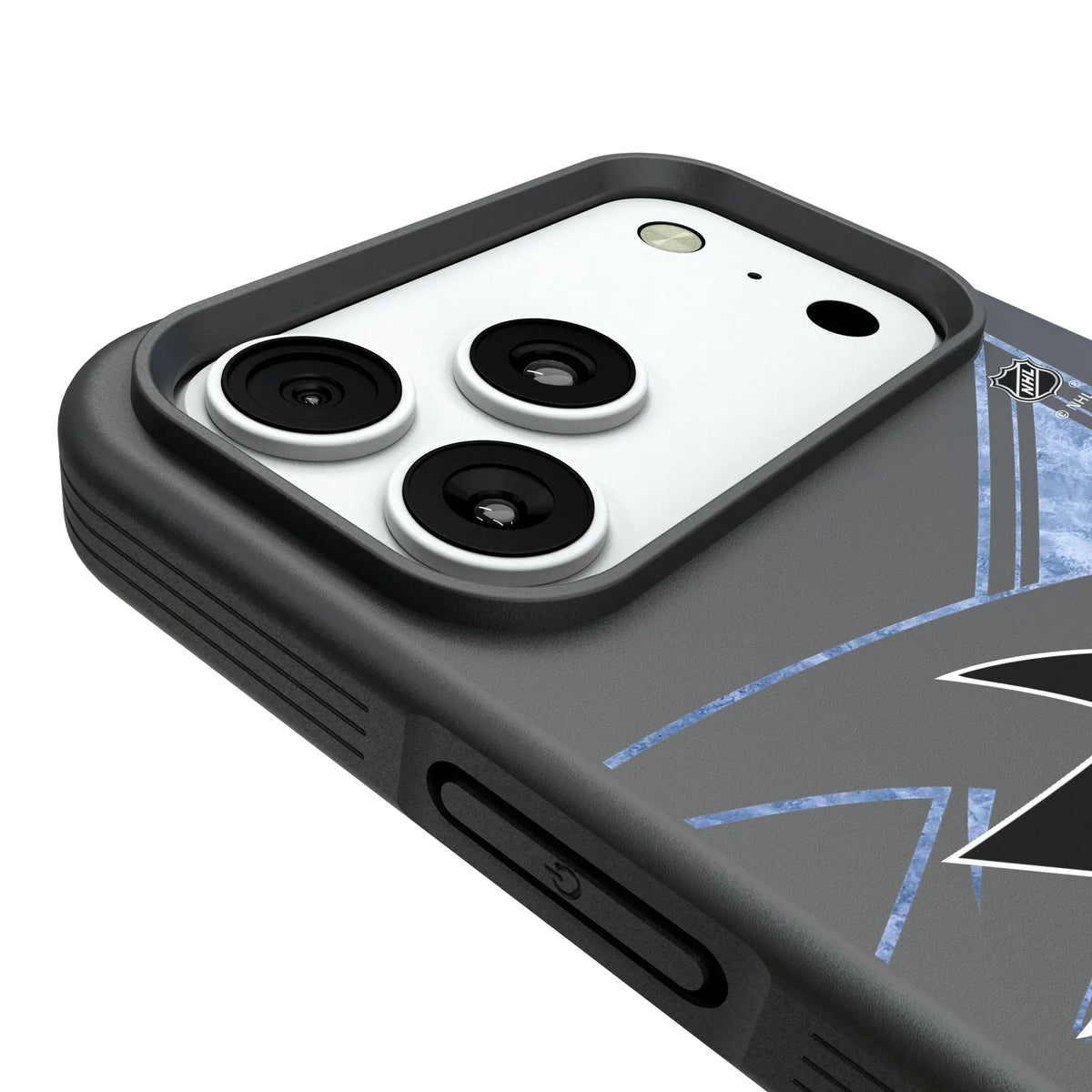 San Jose Sharks Ice Tilt Bump Phone Case for Apple iPhone