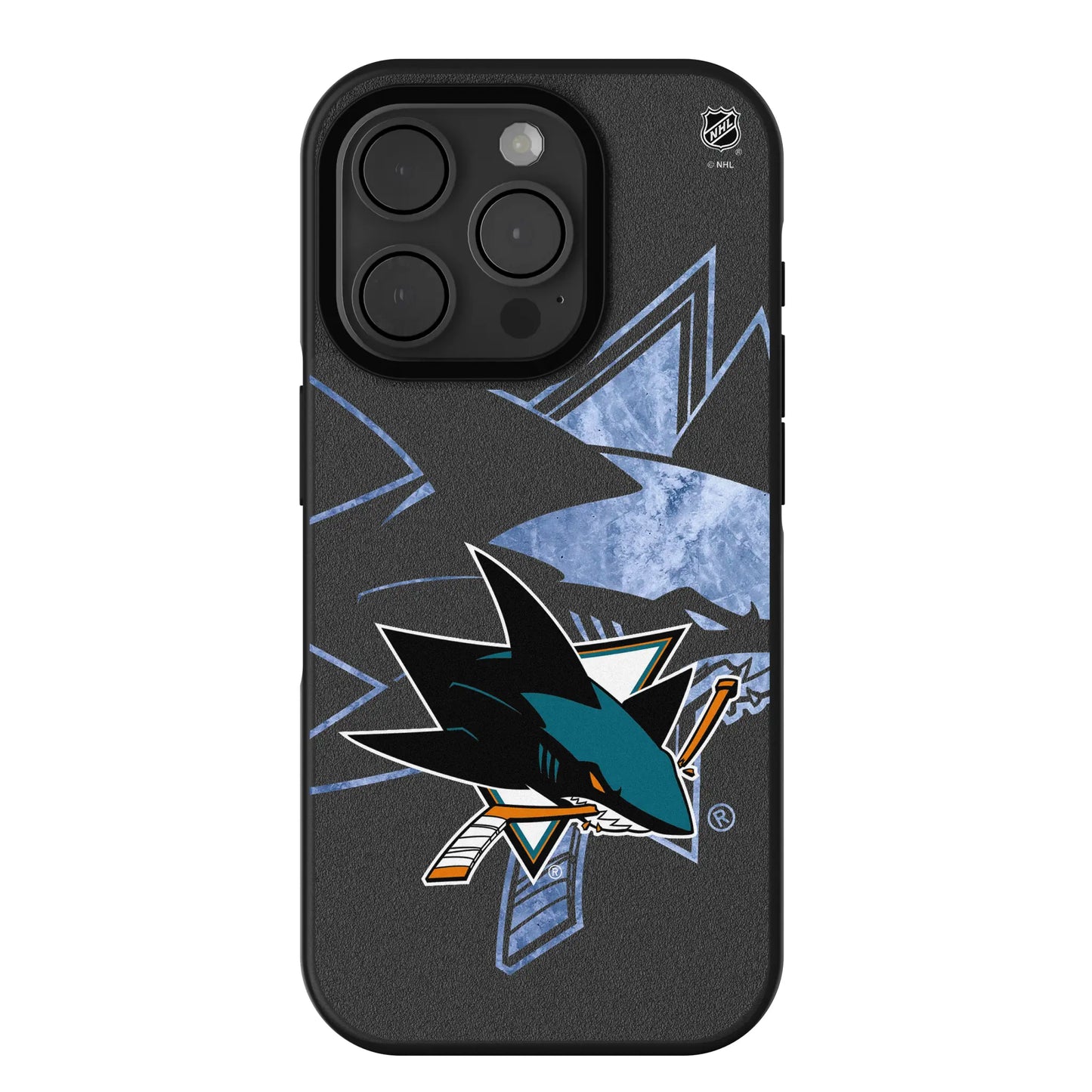San Jose Sharks Ice Tilt Bump Phone Case for Apple iPhone